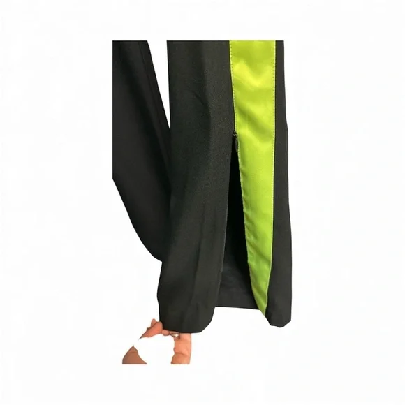 Michael Kors Black And Neon Yellow Athletic Pants - Picture 4 of 6